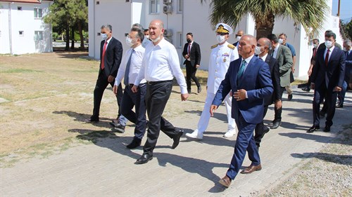 İçişleri Bakanımız Sayın Süleyman SOYLU ve Emniyet Genel Müdürümüz Sayın Mehmet AKTAŞ'ın Müdürlüğümüzü Ziyaretleri 